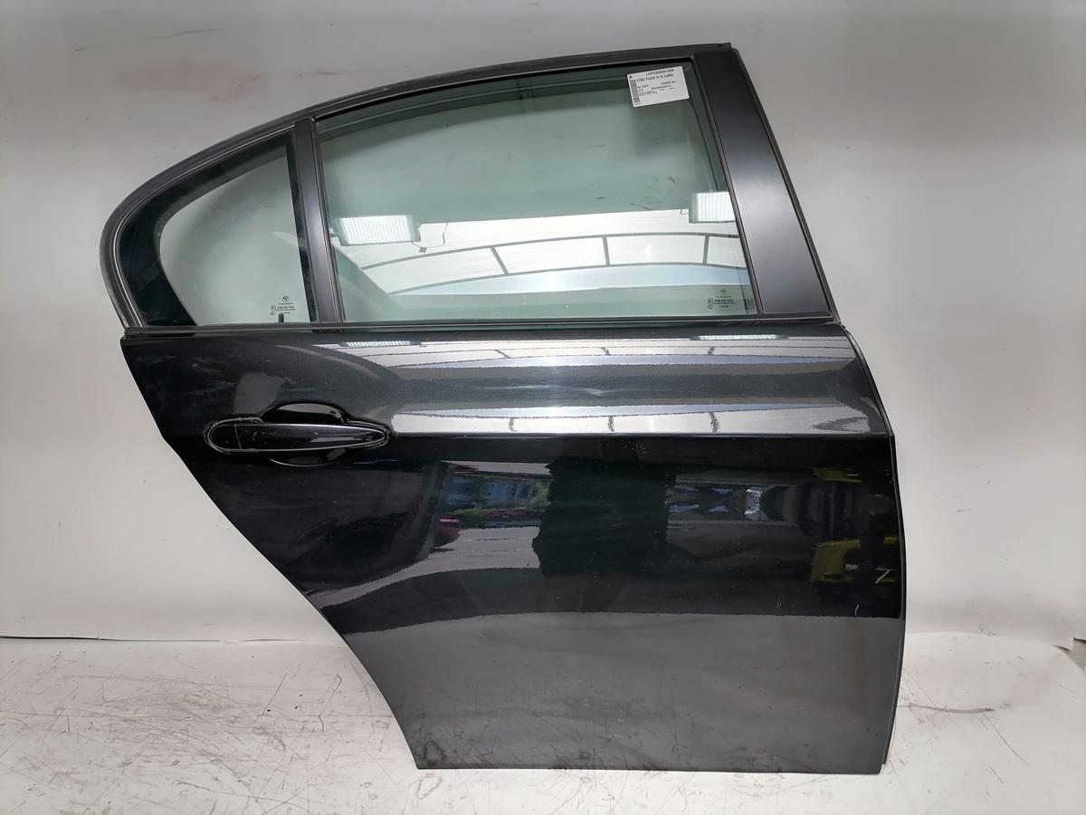 BMW 3er E90 original T&uuml;r hinten rechts 475 Blacksapphire Limousine Rohbau Bj.2007